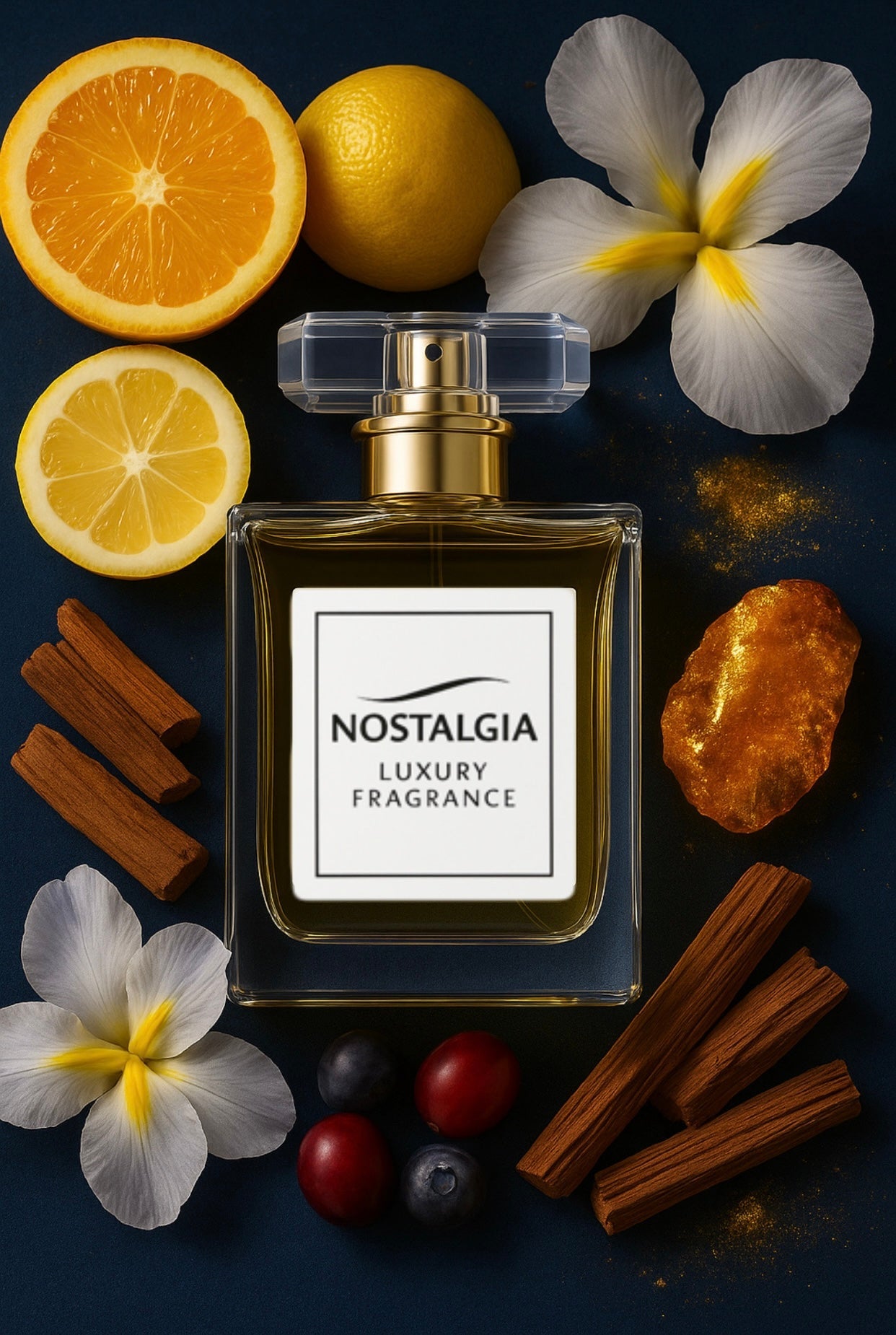 Nostalgia Blue Canvas